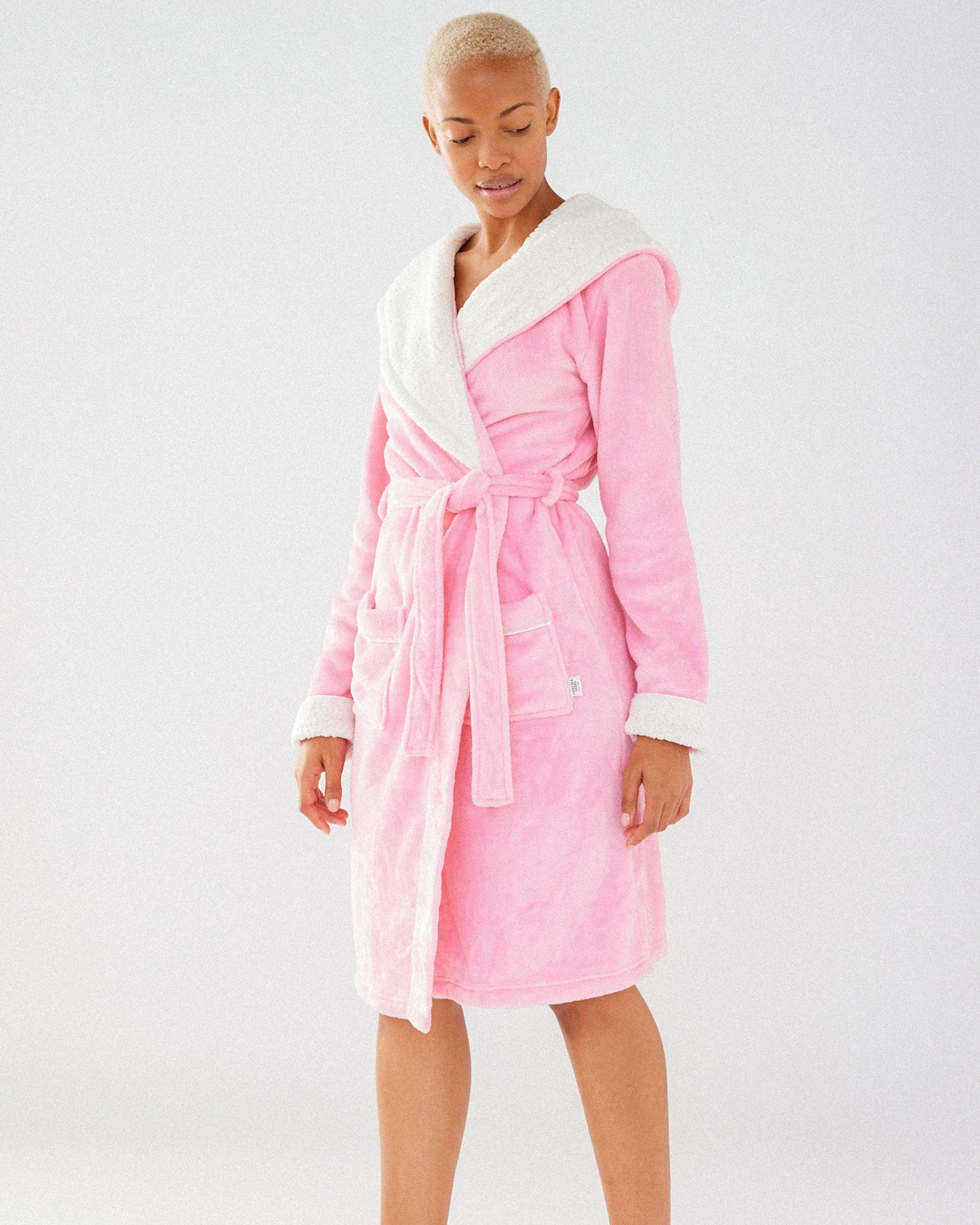 Pink Fluffy Dressing Gown